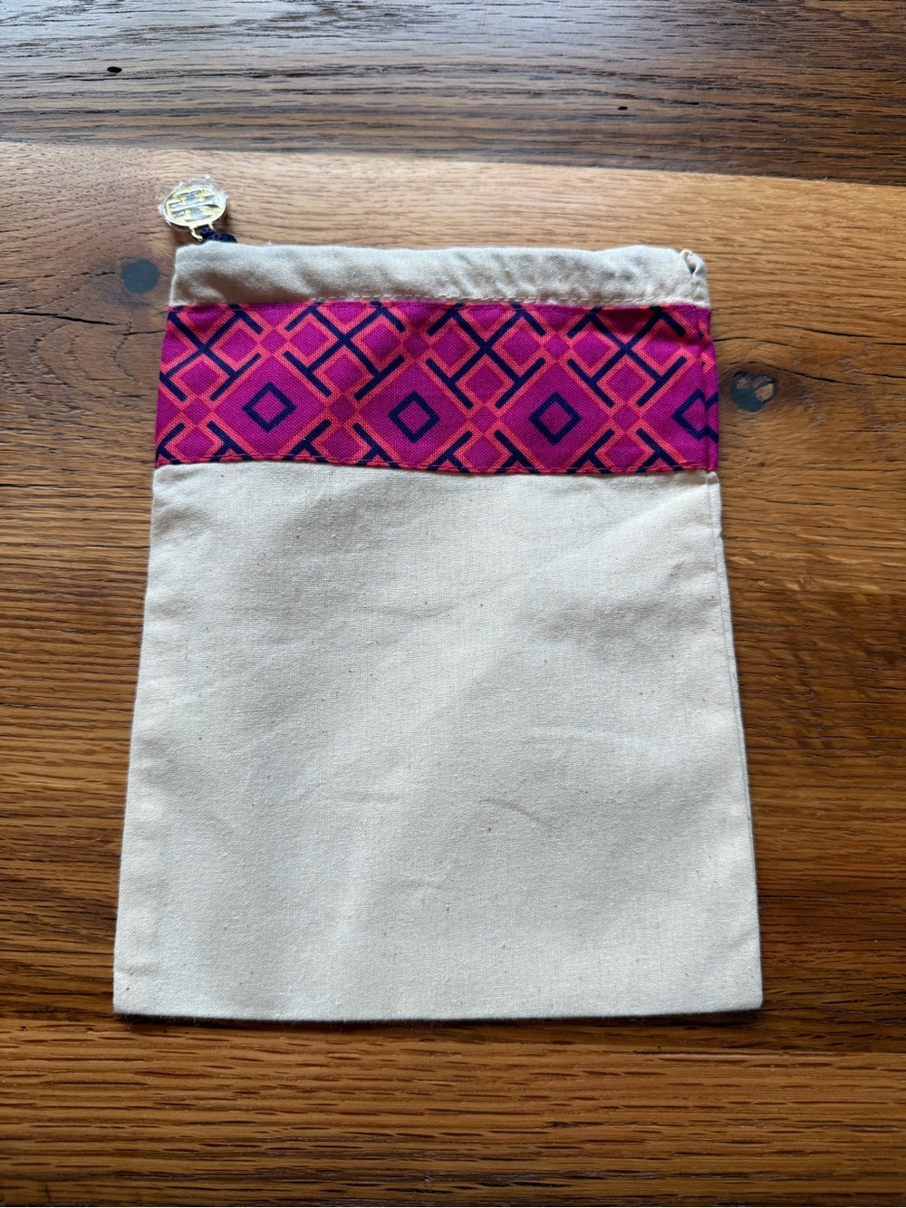 Canvas Drawstring Dust Bag with Protective Covered Logo - 8.5x7